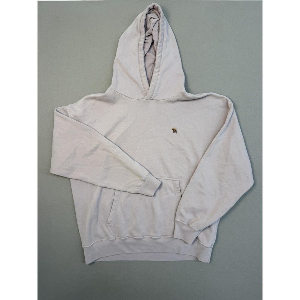 Abercrombie & Fitch Fleece Hoodie Light Purple OverSized M